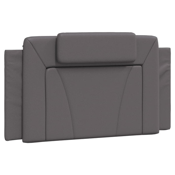 Bettgestell Viana Grau 100x200 cm mit LED