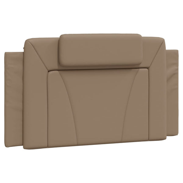 vidaXL Cadre de lit "Viana" avec LED sans matelas marron cappuccino 100x200 cm