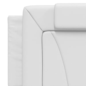 vidaXL Cadre de lit "Viana" avec LED sans matelas Blanc 160x200 cm