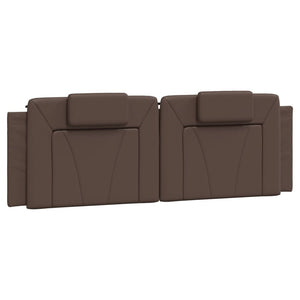 vidaXL Cadre de lit « Viana » avec LED sans matelas Marron 160x200 cm