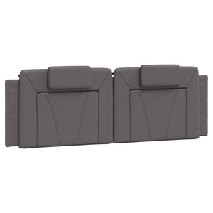Bettgestell Viana Grau 160x200 cm mit LED