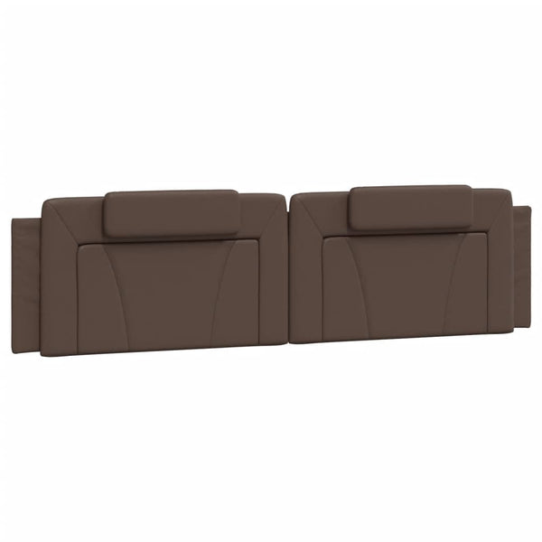 vidaXL Lit "Viana" avec LED sans matelas Marron 200x200 cm