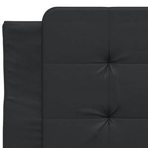 Bettgestell Zadar mit LED Schwarz 90x190 cm