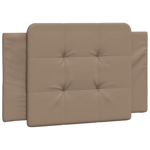 vidaXL Cadre de lit avec LED sans matelas "Zadar" marron cappuccino 90x190 cm