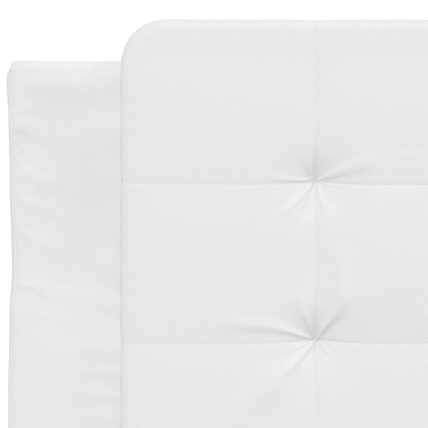 Bettgestell mit LED Weiß 100x200 cm