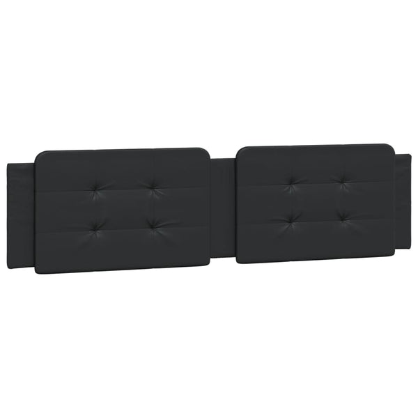 Bettgestell mit LED Schwarz 160x200 cm