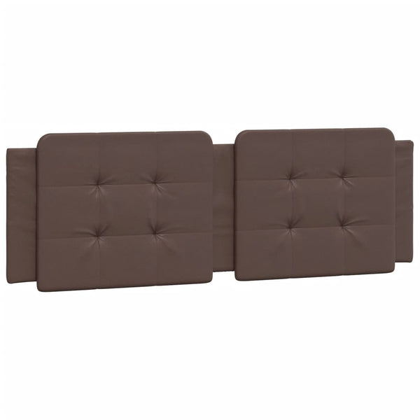 vidaXL Cadre de lit avec LED sans matelas "Zadar" marron 160x200 cm