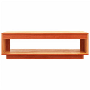 Wachsbrauner Couchtisch aus Kiefer Massivholz