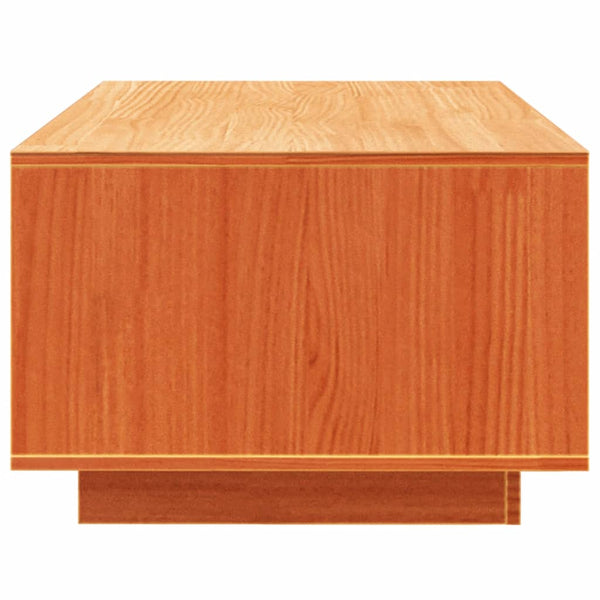 Wachsbrauner Couchtisch aus Kiefer Massivholz