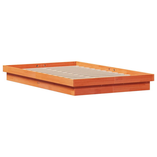 Massivholzbett Kiefer 140x200 cm mit LED