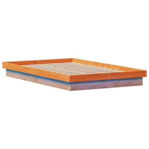 Massivholzbett Kiefer 140x200 cm mit LED