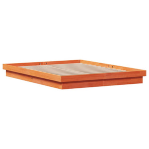 Massivholzbett Kiefer 160x200 cm mit LED