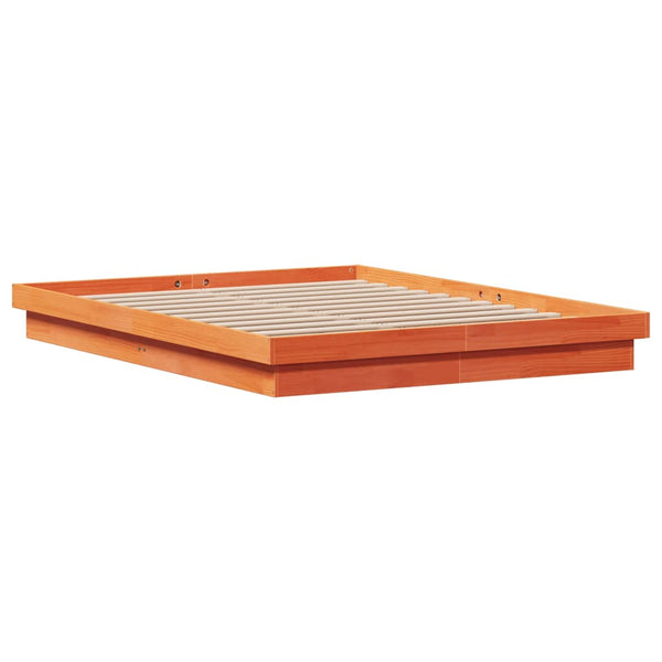 Massivholzbett Kiefer 160x200 cm mit LED