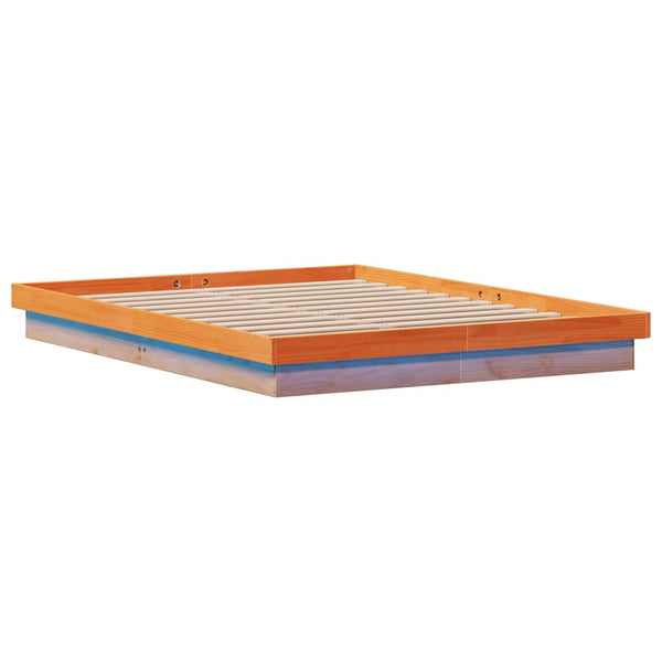 Massivholzbett Kiefer 160x200 cm mit LED