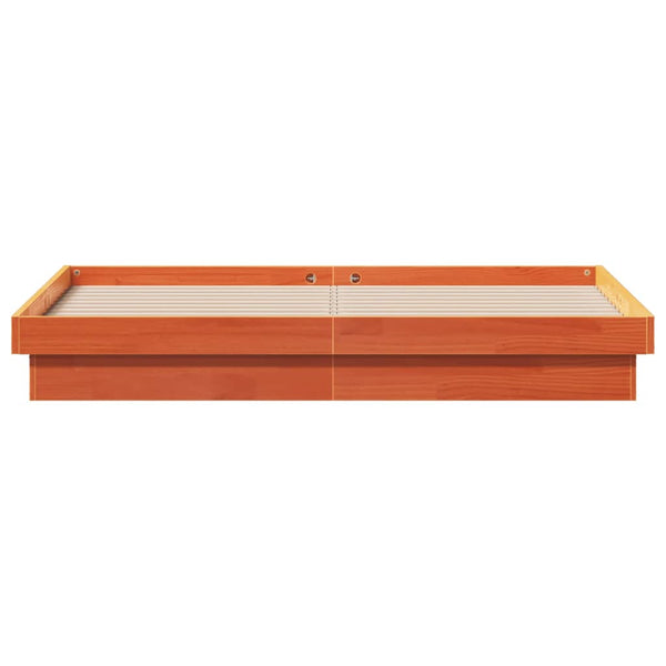 Massivholzbett Kiefer 160x200 cm mit LED