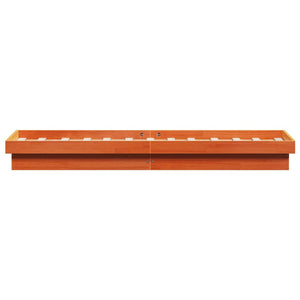 Massivholzbett Kiefer mit LED 90x190 cm