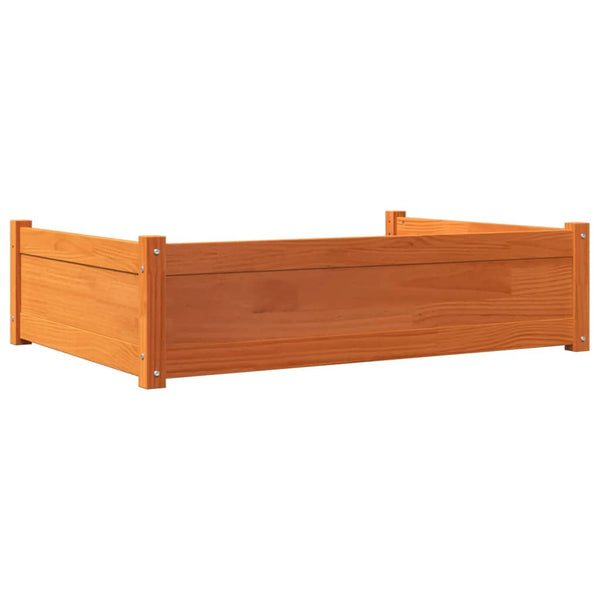 Hundebett Kiefer Massivholz Wachsbraun