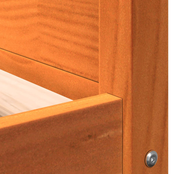 Hundebett Kiefer Massivholz Wachsbraun