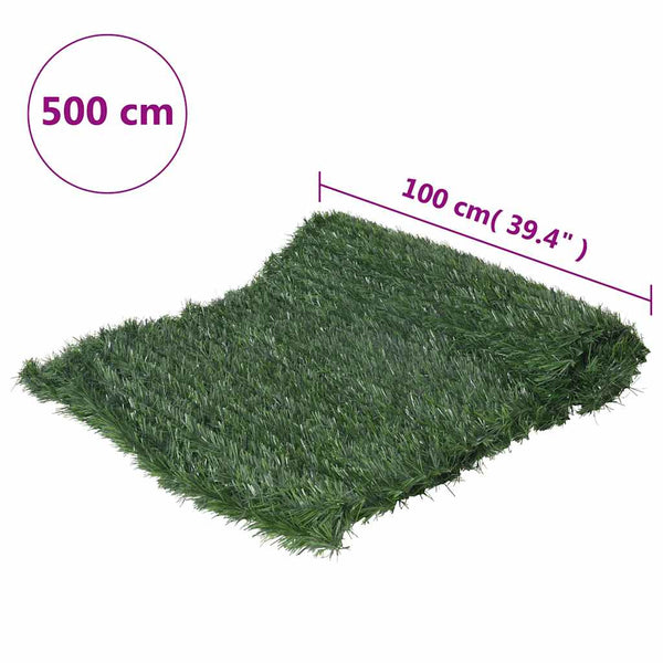 Kunstrasen Sichtschutz Grün 1x5 m