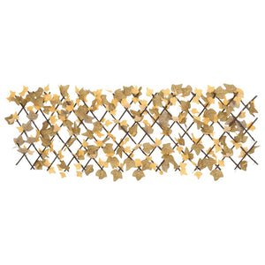 Erweiterbares Rankgitter mit Ahornblättern 180x60 cm