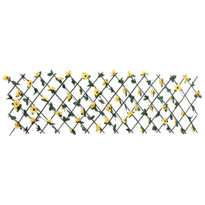 Erweiterbares Rankgitter mit künstlichem Efeu, 180x60 cm