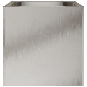 Edelstahl Pflanzkübel Silber 32x30x29 cm