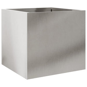 Edelstahl Pflanzkübel Silber 32x30x29 cm