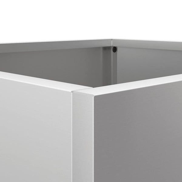 Pflanzkübel Set, Silber, 32x30x29cm