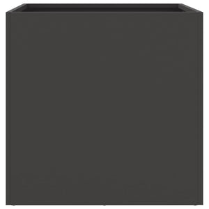 Pflanzkübel Set, Stahl, 42x40x39cm, Schwarz, 2 Stk.