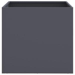 Anthrazit Pflanzkübel 2er Set, 42cm Stahl
