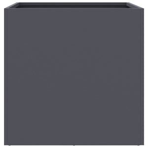 Anthrazit Pflanzkübel 2er Set, 42cm Stahl