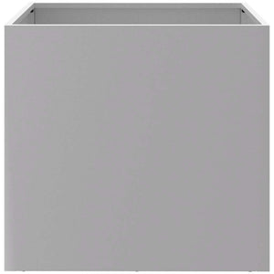 Silberne Pflanzkübel 2er Set, 42cm