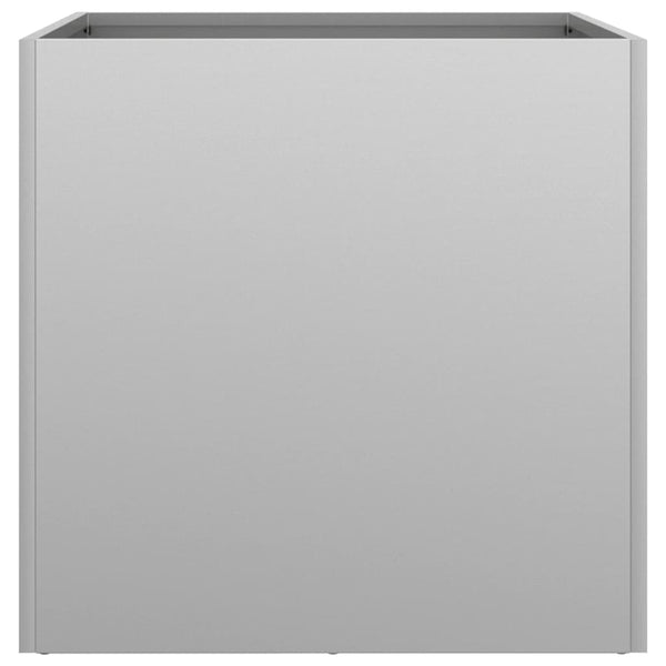 Silberne Pflanzkübel 2er Set, 42cm