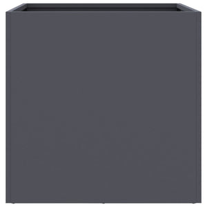 Anthrazit Pflanzkübel 2er Set Stahl 49x47x46cm