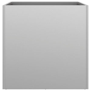 Silberner Pflanzkübel, 49 cm, Verzinkt
