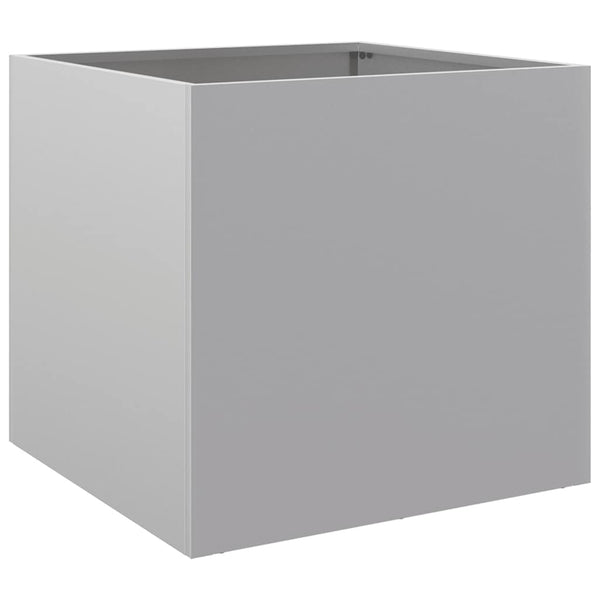 Silberne Pflanzkübel, 2 Stk., 49cm