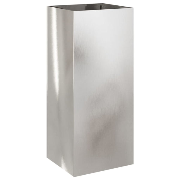 Edelstahl Pflanzkübel Silber 75cm