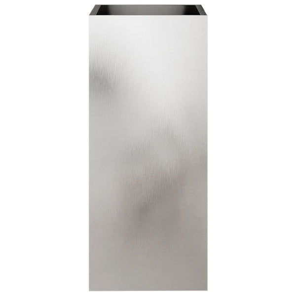 Edelstahl Pflanzkübel Silber 75cm