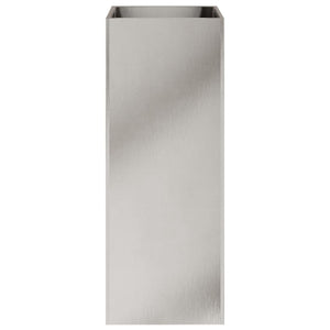 Edelstahl Pflanzkübel Silber 75cm
