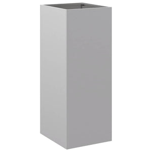 Silberner Pflanzkübel Verzinkt 32x29x75cm