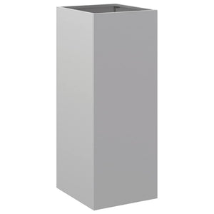 Silberner Pflanzkübel Verzinkt 32x29x75cm
