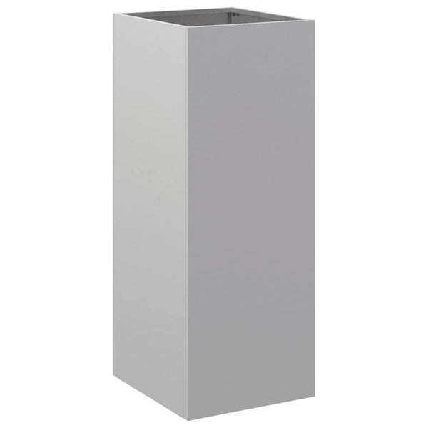 Silberner Pflanzkübel Verzinkt 32x29x75cm