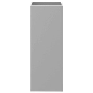 Silberner Pflanzkübel Verzinkt 32x29x75cm