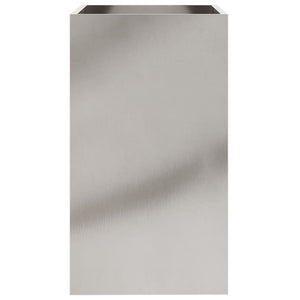 Edelstahl Pflanzkübel Silber 75cm