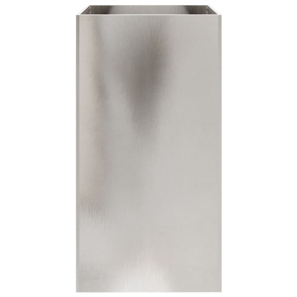 Edelstahl Pflanzkübel Silber 75cm
