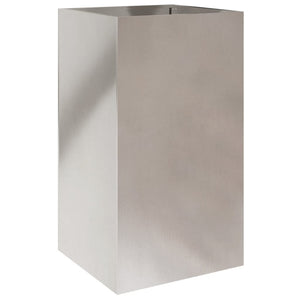 Edelstahl Pflanzkübel Silber 75cm