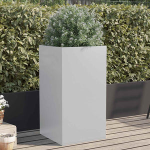 Silberner Pflanzkübel 42x38x75cm