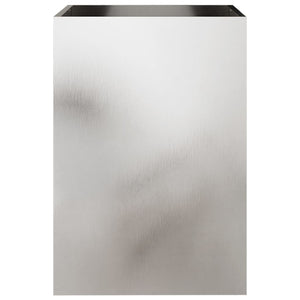 Edelstahl Pflanzkübel Silber 52x48x75cm