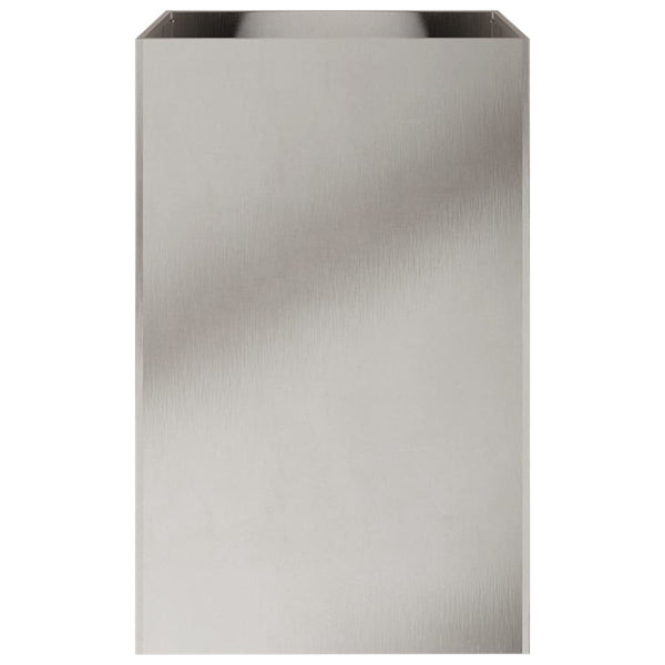 Edelstahl Pflanzkübel Silber 52x48x75cm