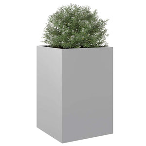 Silberner Pflanzkübel 52x48x75 cm